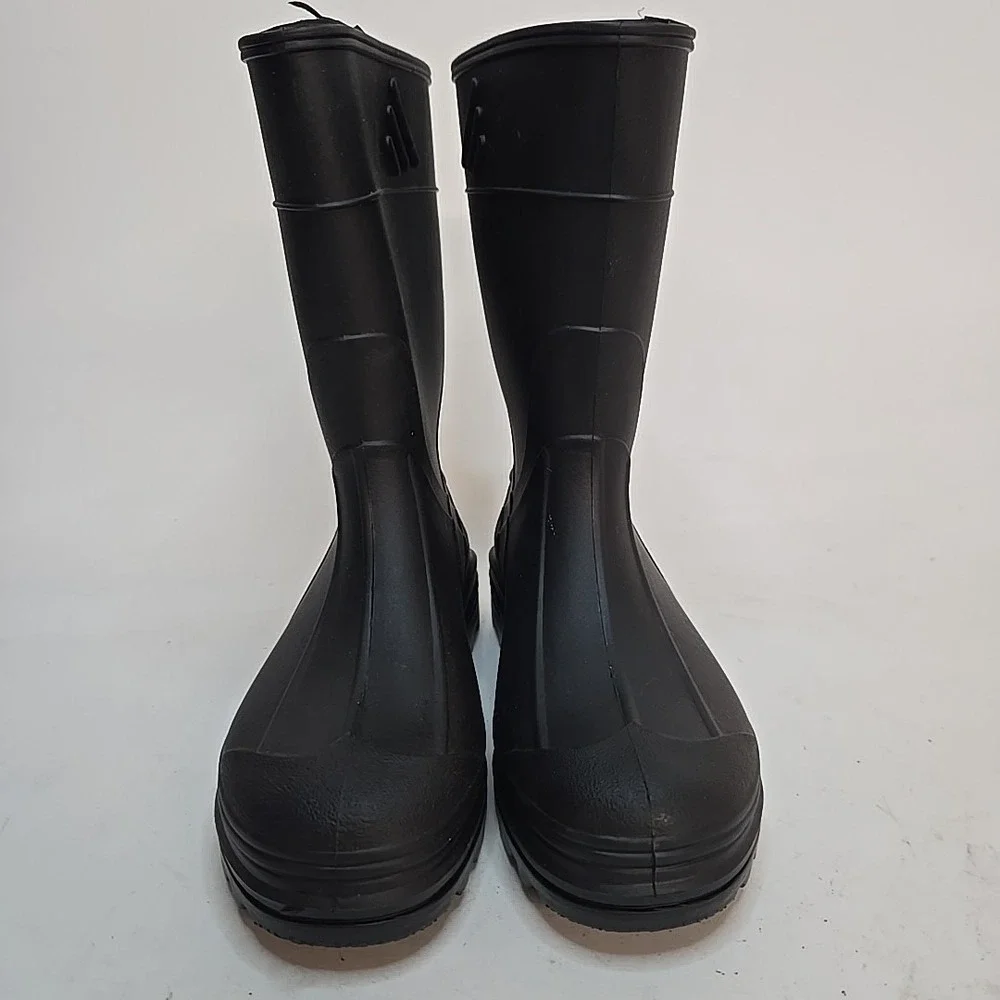 Northerner Youth Black Rubber‎ Rain Boots Tall Size 11